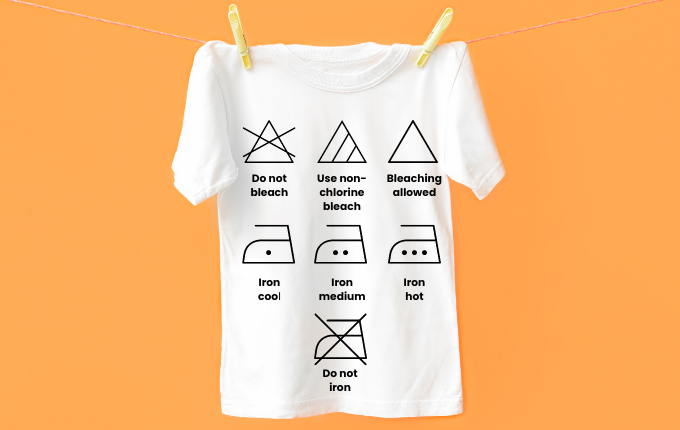 Clothes Labels For Kids: Little Triangle Clothes Labels