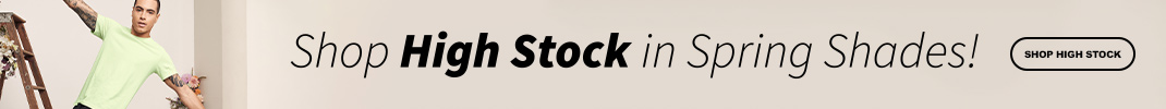 Shop with peace of mind, knowing that all your favorite spring colors and sizes will be available in high stock! Stock up and save today!