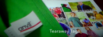 Tear Away tags, a simple tagless shirt solution. Image